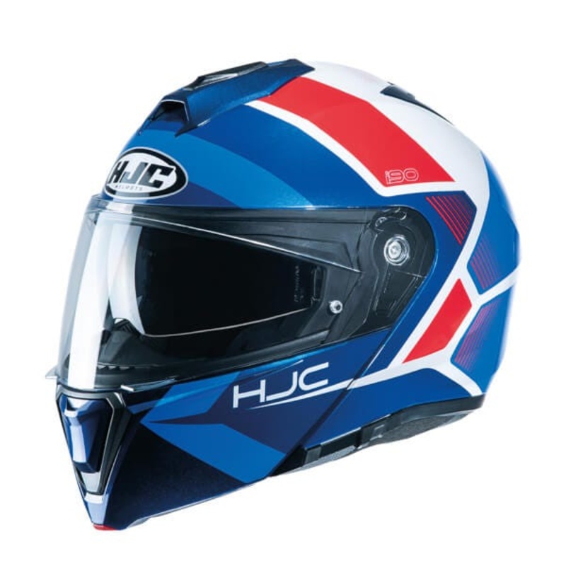 HJC i90 Hollen – Red/White/Blue | Motorcycle Helmets | Infinity Motorcycles