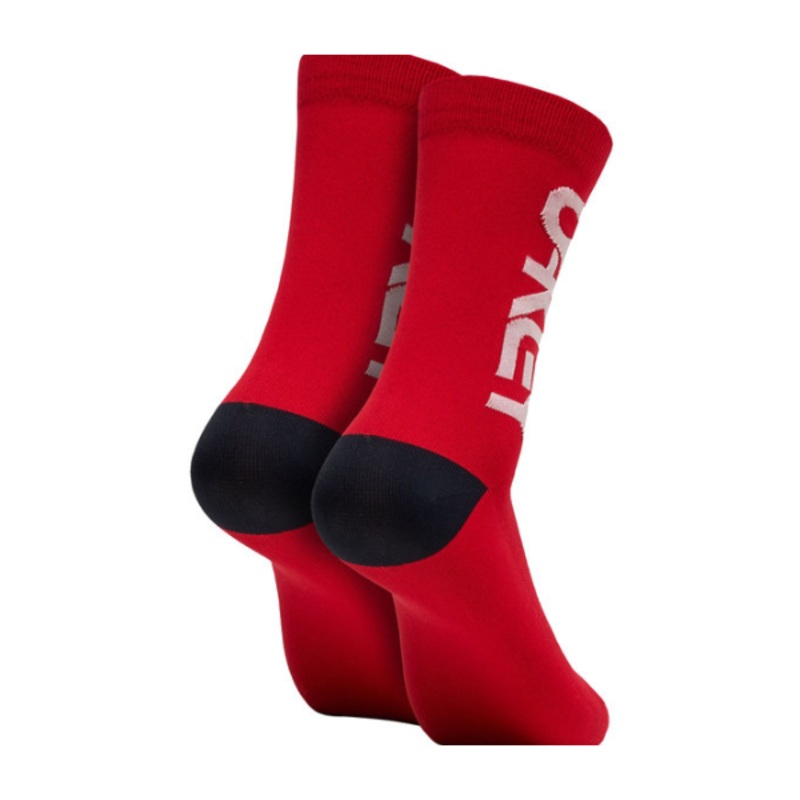 Oakley Cycling Socks – Factory Pilot Red Line