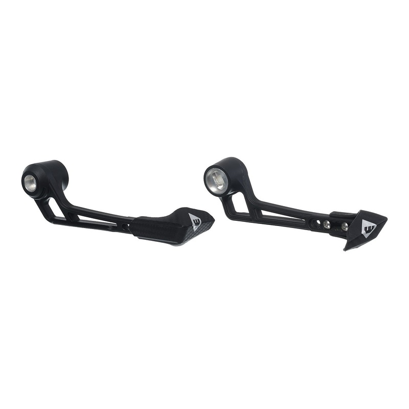 Whites Motorcycle Parts Lever Guards – Black (MotoGP Style)
