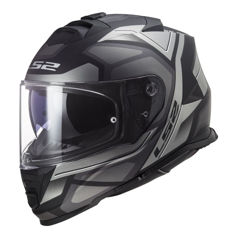 LS2 FF800 Storm II Faster Helmets – Matte Titanium 06 Size XL 62cm