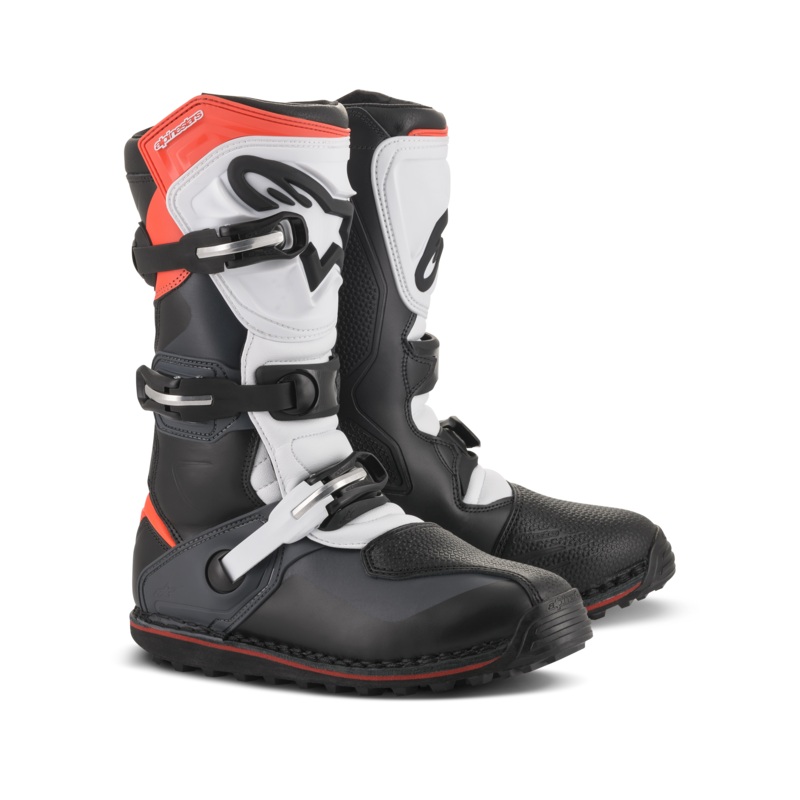 Tech-T Boots|5|6|7|8|9|10|11|12|13|Black/Gray/Red Fluo