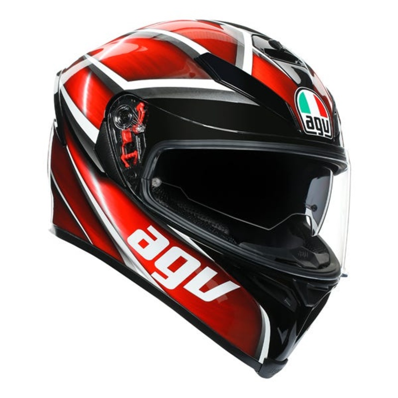 AGV K5-S Tempest – Black/Red||2XS|XS|S|MS|M|ML|L|XL|2XL|3XL|Size