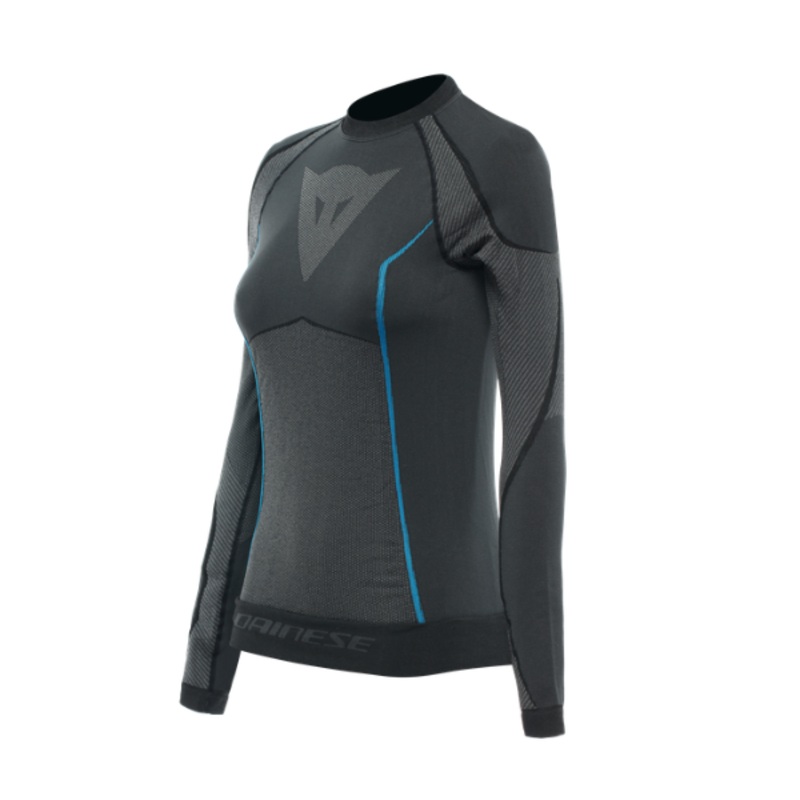 Dainese Ladies Dry Long Sleeve Shirt – Black/Blue