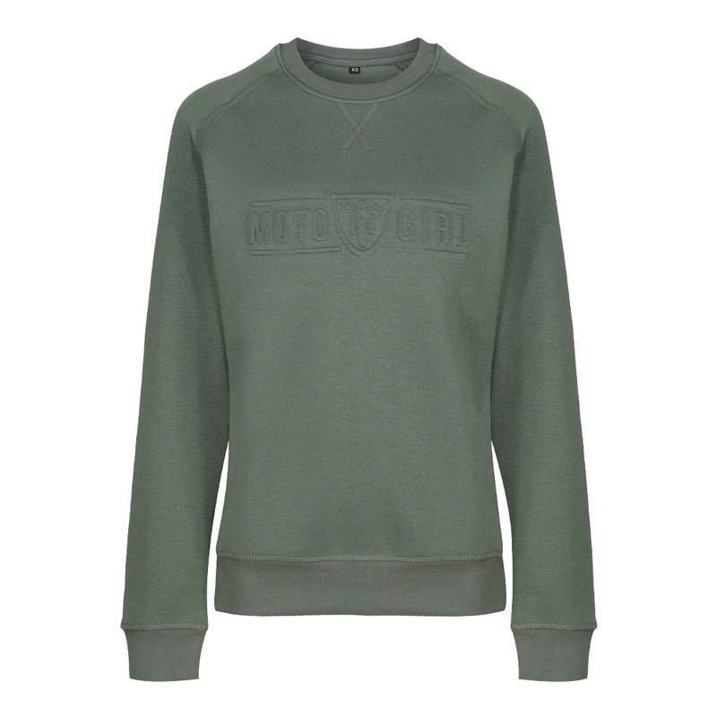 MotoGirl 3D Logo Sweatshirt – Olive