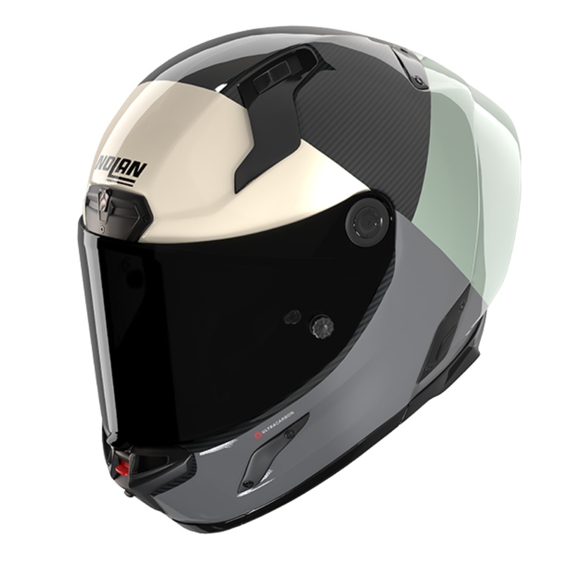 Nolan X-804 RS Blocco 370 – Carbon/Anthracite/Light Green