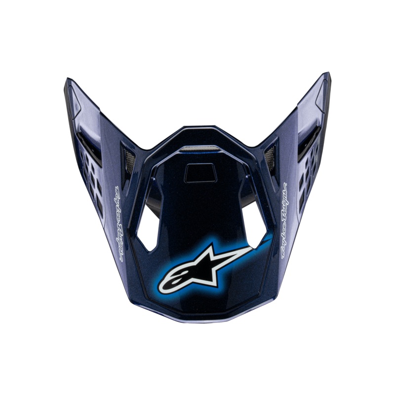 Supertech M10 TLD Visor Ed25|One Size|Dark Blue Glossy