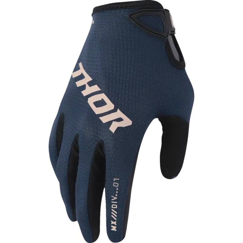Thor Ridemode Static Ladies Textile Gloves Black / Midnight