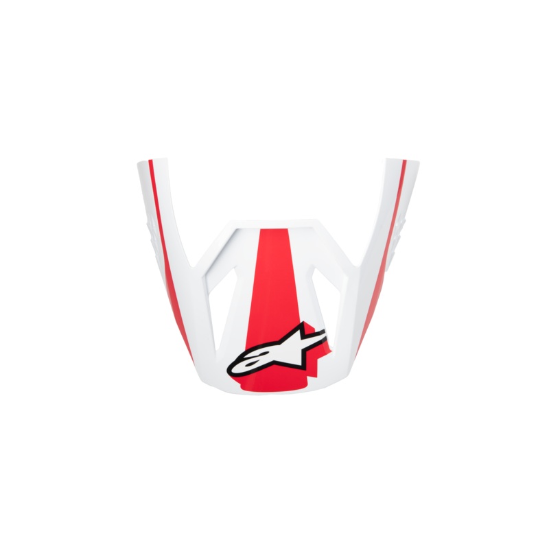 Visor S-M3 Heat Ece06|One Size|Red/White/Black Glossy