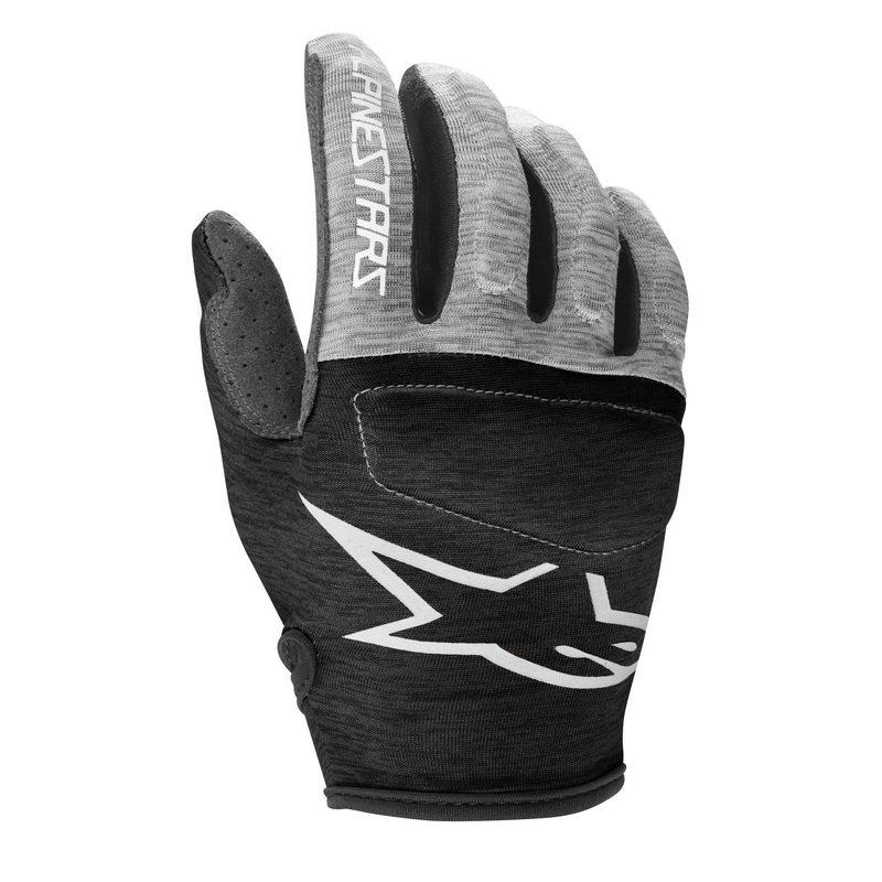 Youth Racer Gloves|XS|S|M|L|Black/Melange Gray/White