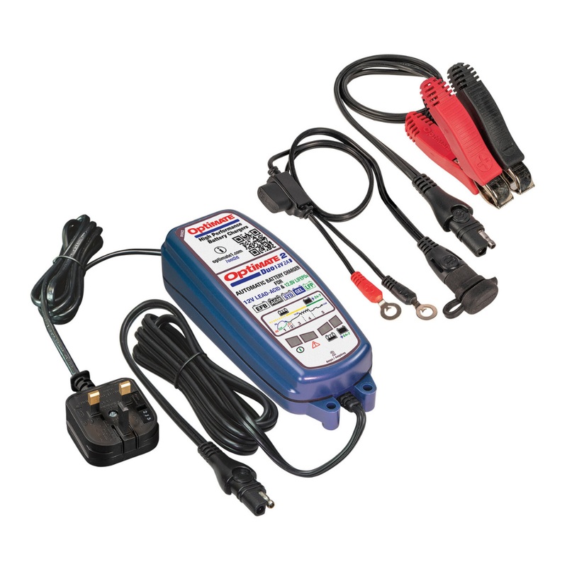 OptiMate 2 Duo 12V Battery Charger/Optimiser