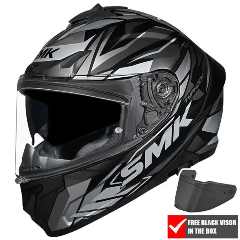 SMK Typhoon Rival MA266 Black / Grey / Anthracite
