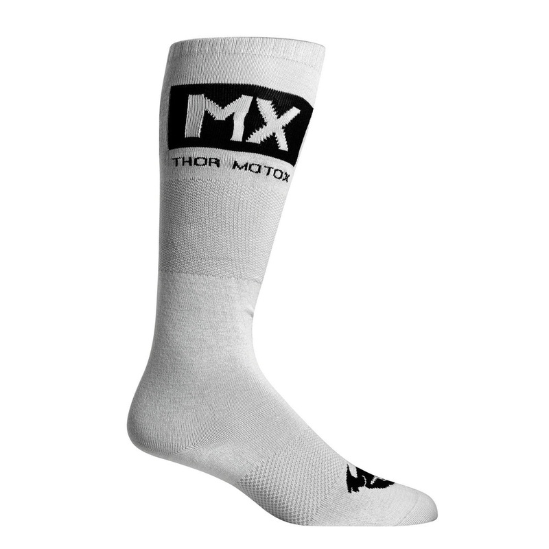 Thor MX S22 Cool Grey/Black Socks Size 10-13