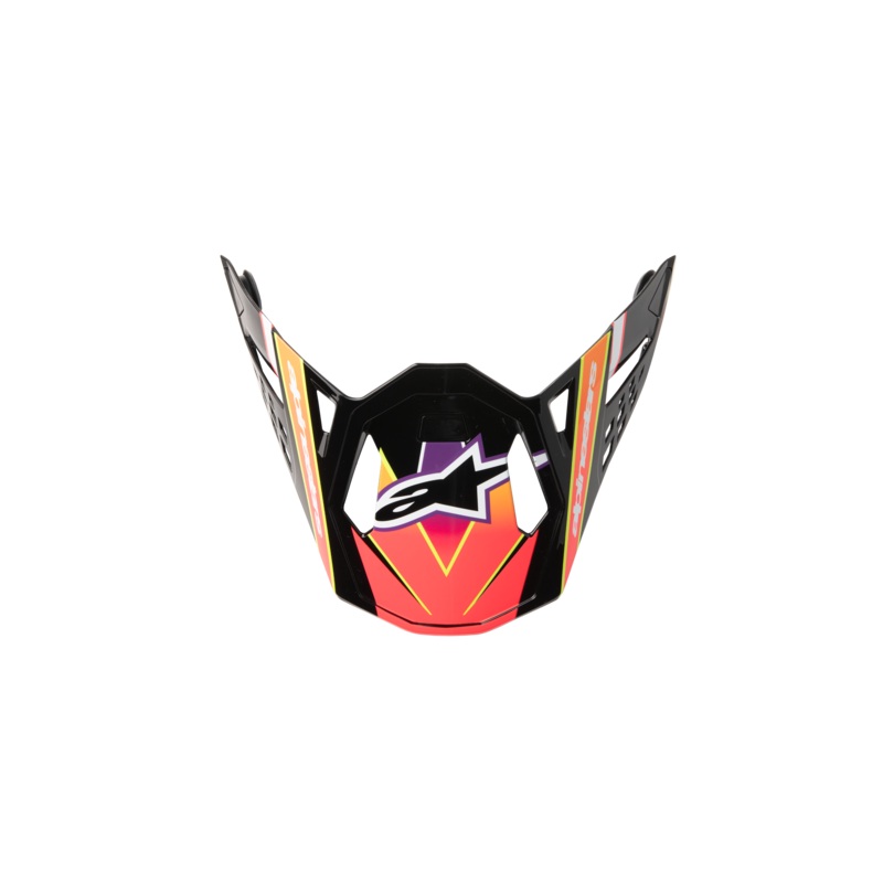 Supertech M10 Era Visor|One Size|Pink/Violet/Yellow Fluo Glossy
