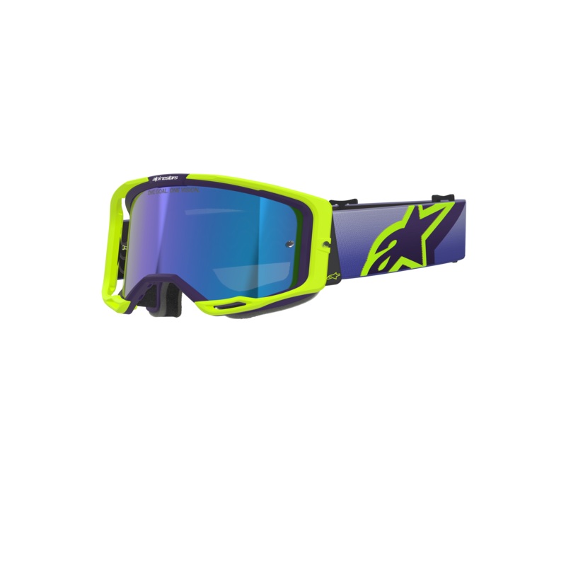 Vision 8 Corp Goggle|Purple/Yellow Fluo Mirror