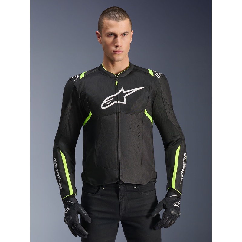 T-Sps Air V2 Jacket|S|M|L|XL|2XL|3XL|4XL|Black/Yellow Fluo