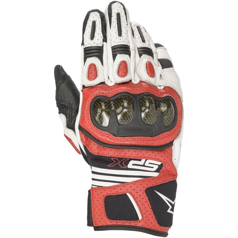 SPX AC V2 Gloves|S|M|L|XL|2XL|3XL|White/Black/Bright Red