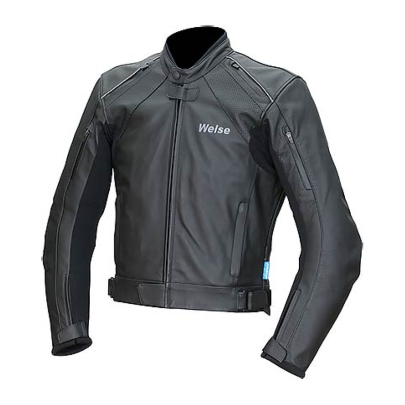 Weise Hydra Waterproof Leather Jacket – Black
