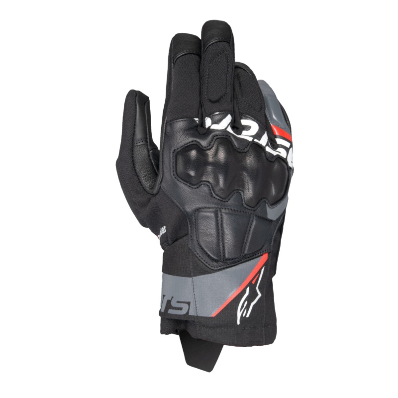 Corozal V3 Drystar Gloves|S|M|L|XL|2XL|3XL|Black/Deep Gray/Red Fluo