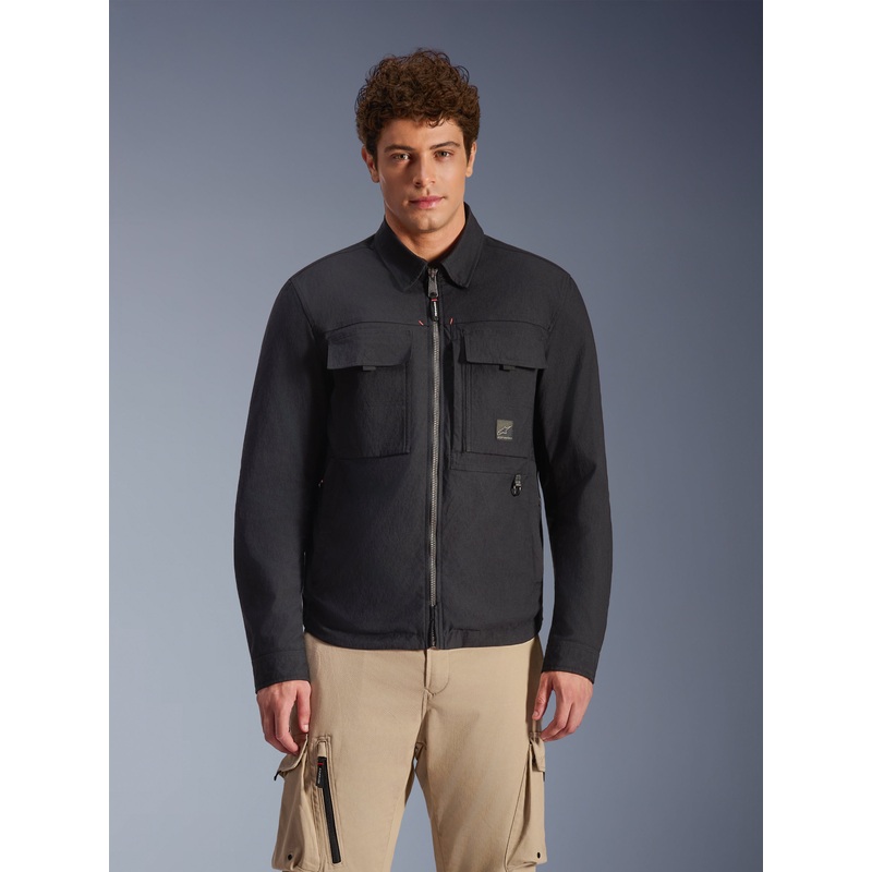 Bryon WR Overshirt|S|M|L|XL|2XL|3XL|4XL|Black