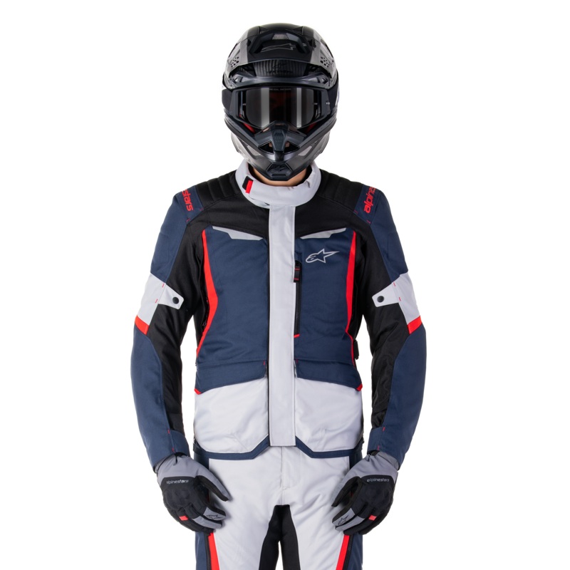 ST-1 Waterproof Jacket|S|M|L|XL|2XL|3XL|4XL|Dark Blue/Black/Bright Red
