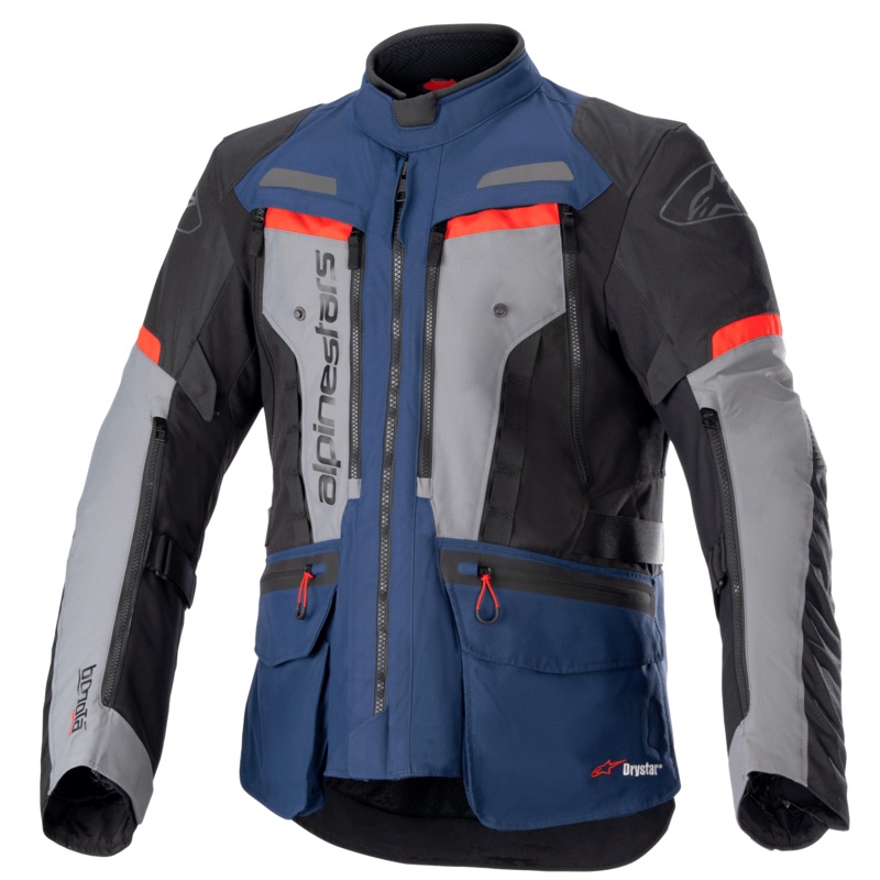 Bogota’ Pro Drystar Jacket|S|M|L|XL|2XL|3XL|4XL|Dark Blue/Black/Bright Red
