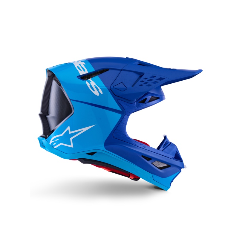 Supertech M10 Flood Helmet|XS|S|M|L|XL|2XL|Met Blue/Med Blue/Black Carbon Matt & Glossy