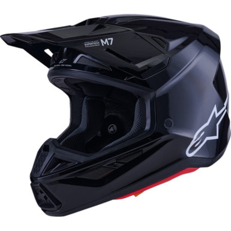 ALPINESTARS SM7 Solid Helmet – Gloss Black
