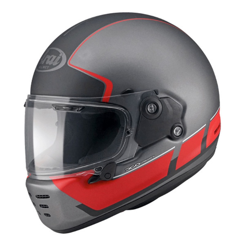 Arai Rapide Speedblock – Black/Red | Motorcycle Helmets | Infinity Motorcycles
