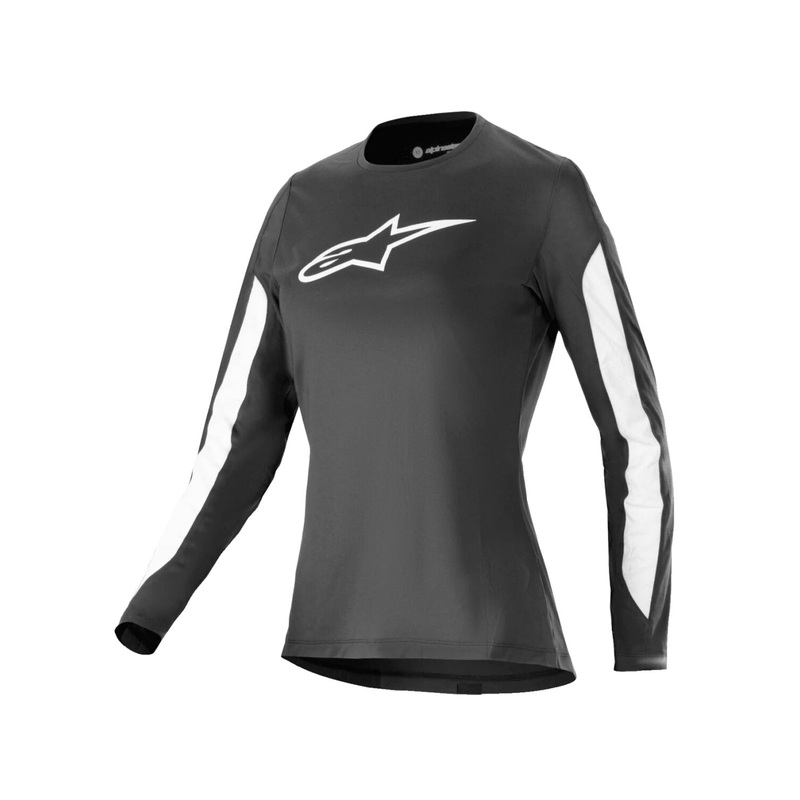 Alpinestars Stella A-Dura Dri Astar Ladies Long Sleeves Cycle Jersey Black / White