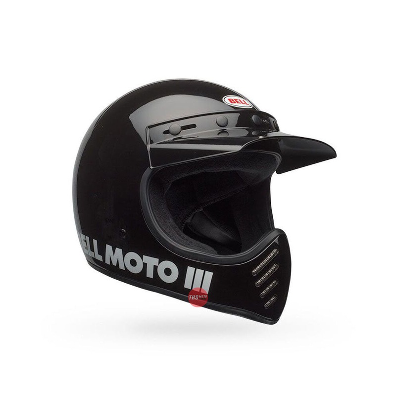 Bell MOTO-3 Classic Gloss Black Road Helmet Size 2XL 64cm