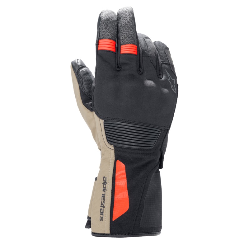 Denali Aerogel Drystar Gloves|S|M|L|XL|2XL|3XL|Black/Dark Khaki/Red Fluo