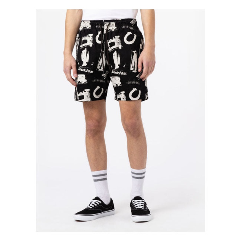 Dickies 100 AOP Shorts Black|S|M|L|XL|XXL