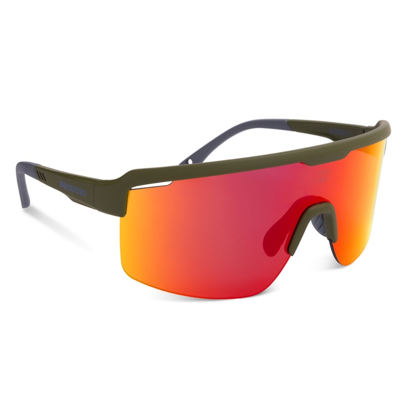 Oxford Pave Sunglasses – Green/Orange