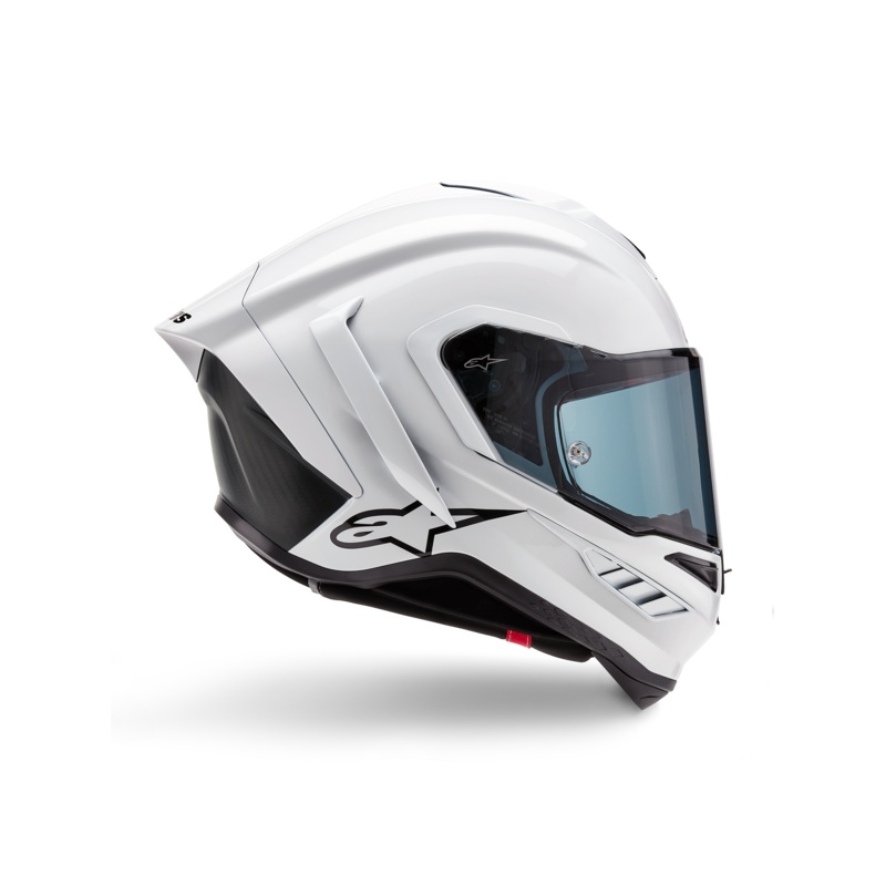 Supertech R10 Solid Helmet|XS|S|M|L|XL|2XL|White Glossy/Black Matte