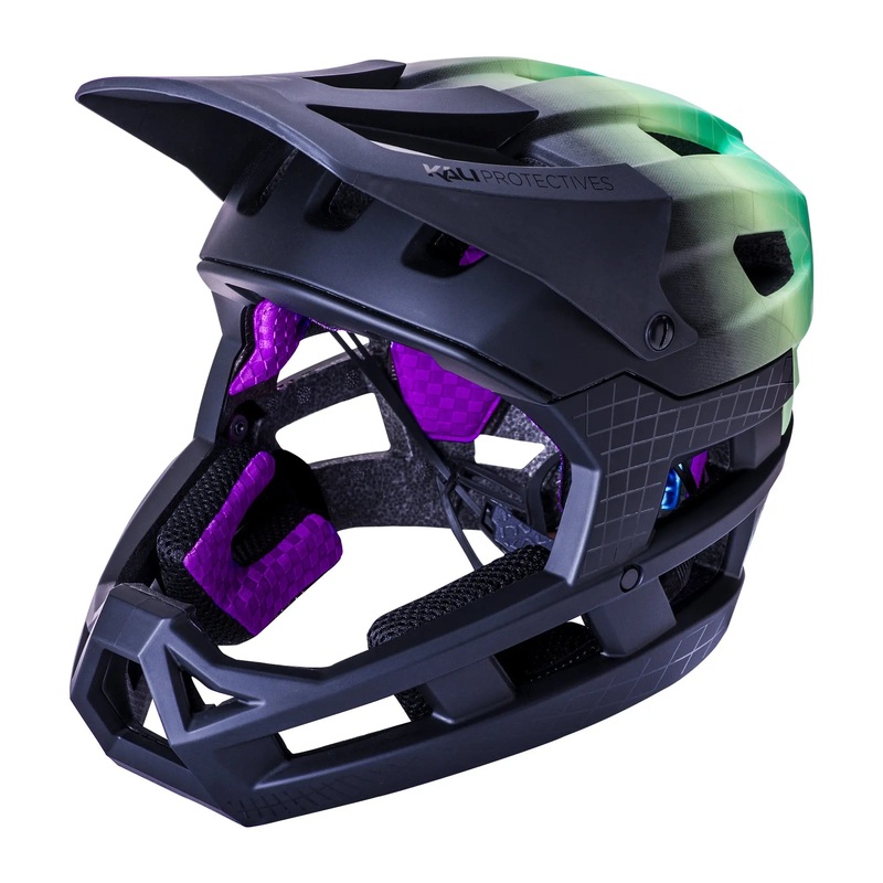 Kali DH Invader LTD Astro Cycle Helmet Matt Lime