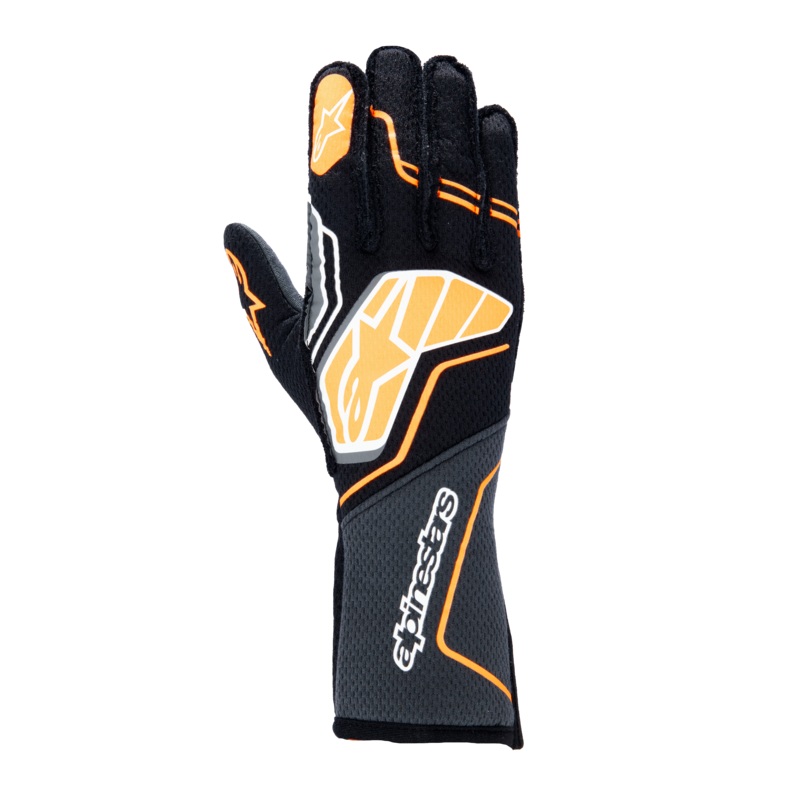 Tech-1 ZX V4 Gloves|S|M|L|XL|2XL|Black/Orange Fluo