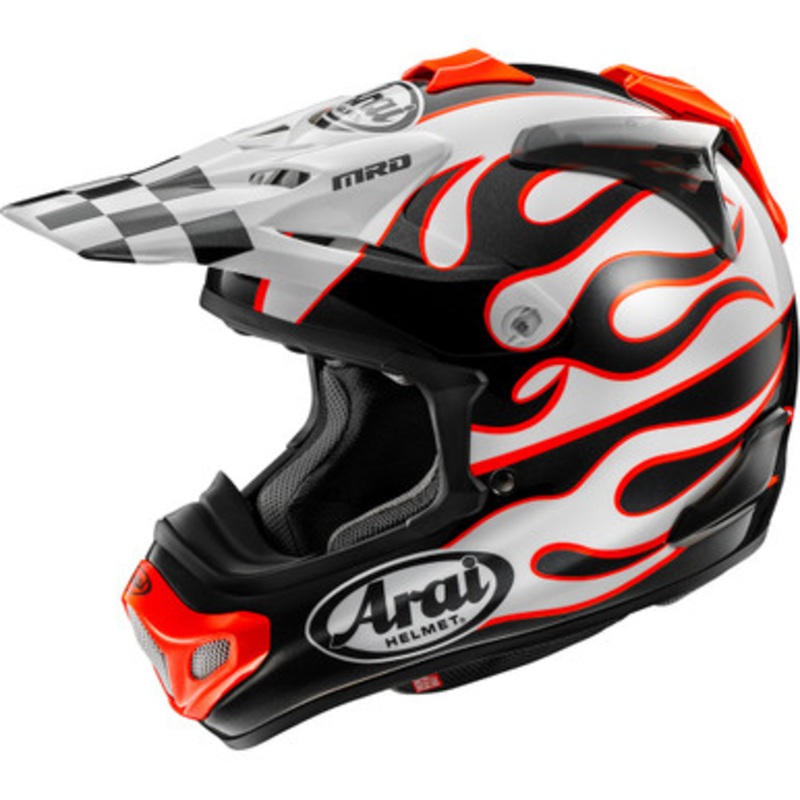ARAI VX-Pro4 Flame Helmet – White