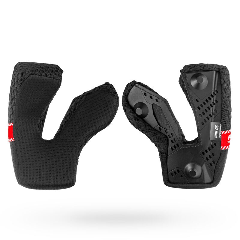 Bell Moto-10 Cheek Pads Black|30mm|35mm|40mm|45mm|50mm