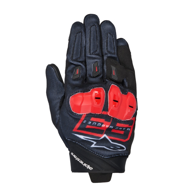 MM93 Spx 1 Gloves|S|M|L|XL|2XL|3XL|Black/Bright Red/White
