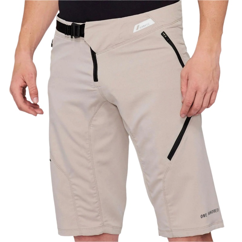 100% Airmatic Cycle Shorts Warm Grey