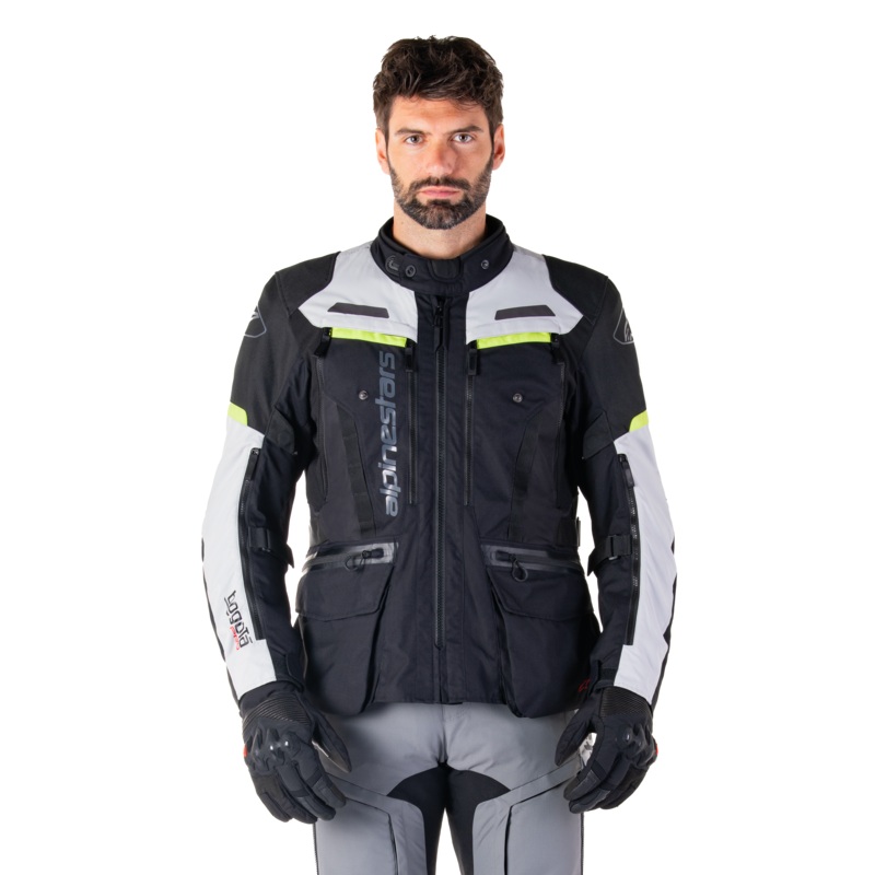 Bogota’ Pro Drystar Jacket|S|M|L|XL|2XL|3XL|4XL|5XL|6XL|Black/Ice Gray/Yellow