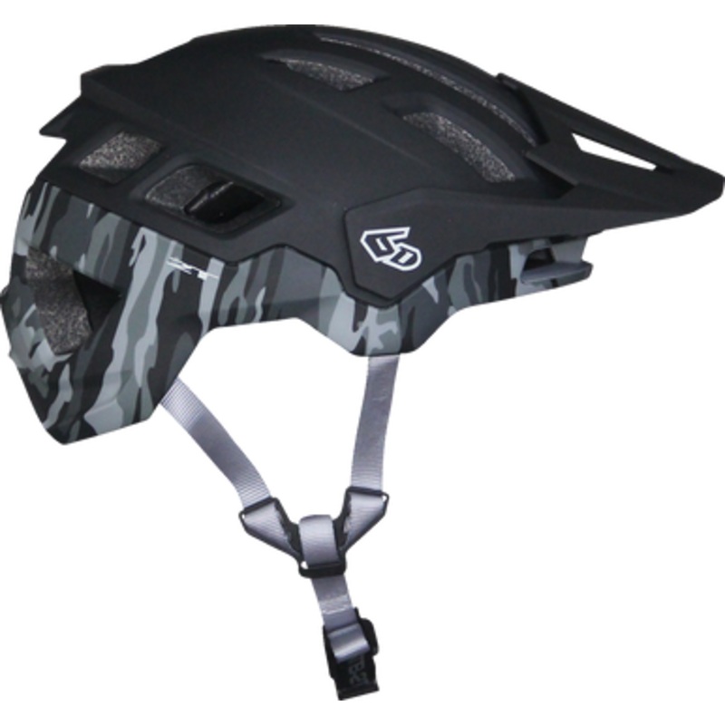 6D ATB-2T Ascent Bicycle Helmet – Black/Camo Matte