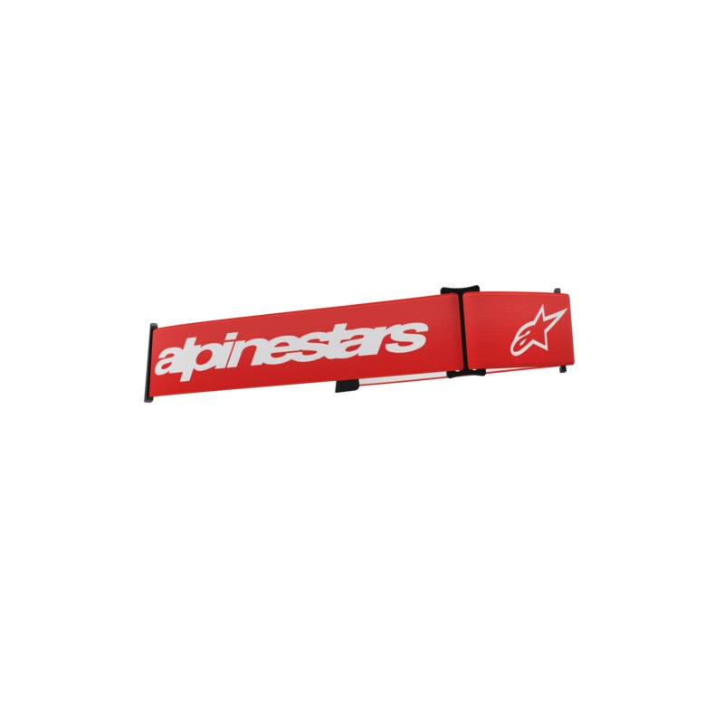 Supertech Goggles Strap|Red/White