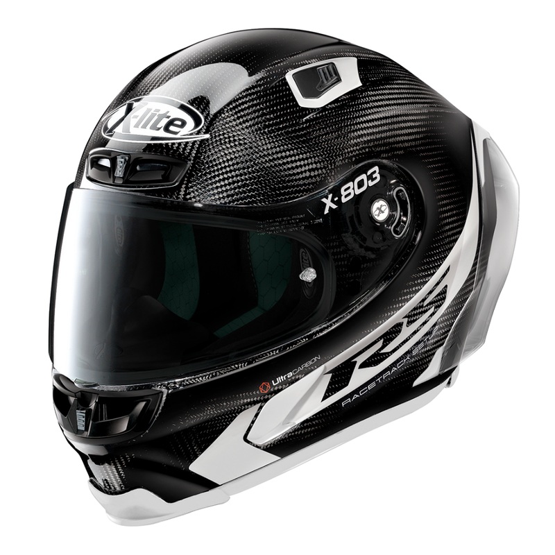 X-Lite X 803 RS Ultra Carbon Hot Lap – Carbon White | Infinity Motorcycles