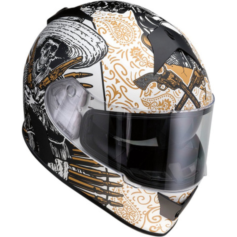 Z1R Warrant Sombrero Helmet|white/gold – small|white/gold – medium|white/gold – large|white/gold – xl|white/gold – 2xl|black/gold – xs|black/gold – small|black/gold – medium|black/gold – large|black/gold – xl|black/gold – 2xl