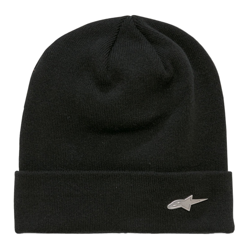 Alpinestars Metal Logo Cuff Beanie – Black
