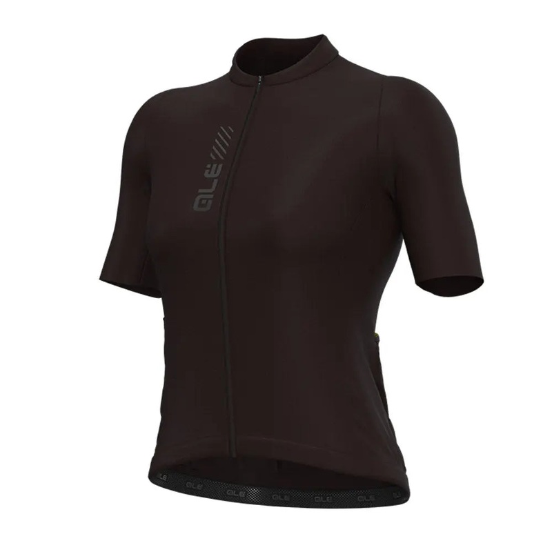 Ale Clothing Colour Block Off Road Pragma Ladies Short Sleeves Cycle Jersey Brown