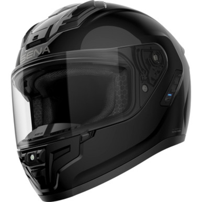 SENA Phantom FF Mesh COM Helmet – Glossy Black