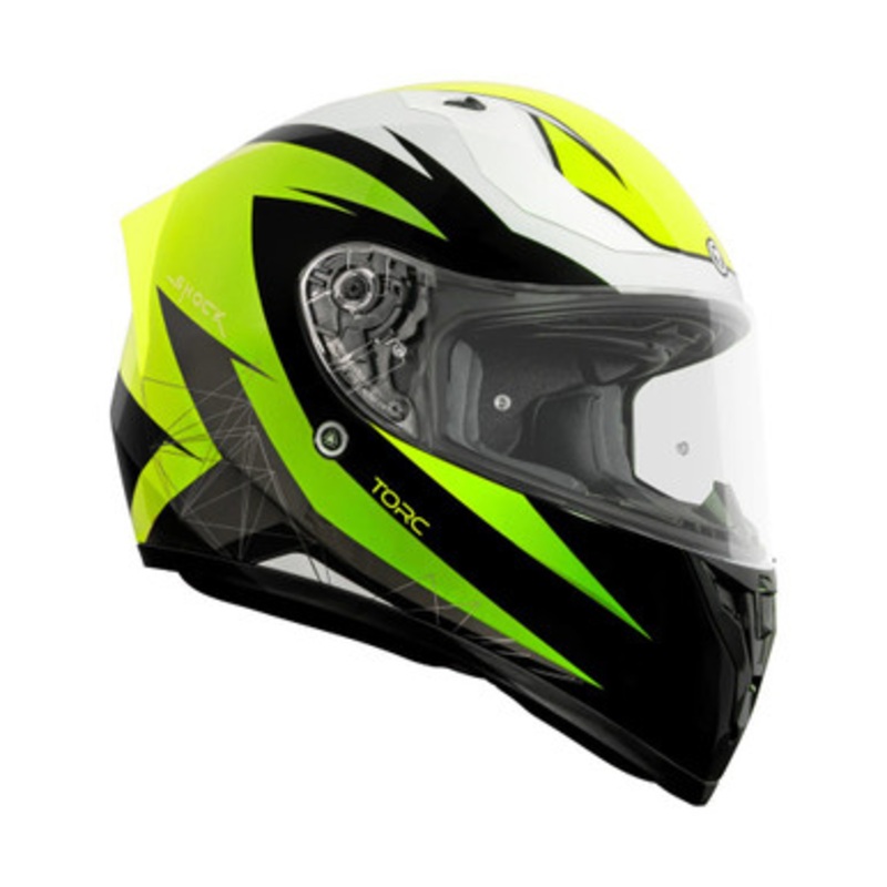 TORC T-15 Shock Helmet – Fluo Yellow