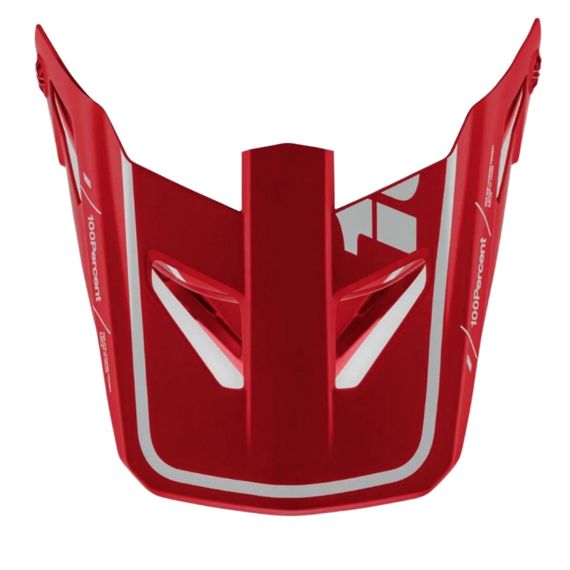 100% Status Replacement Cycle Helmet Visor Dreamflow Red